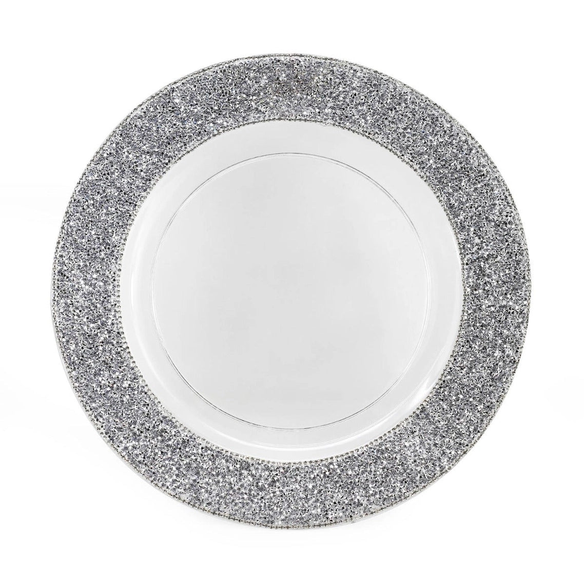 Luminous Rhinestone Charger Plate