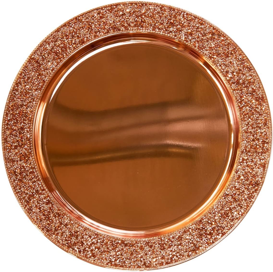 Luminous Rhinestone Charger Plate