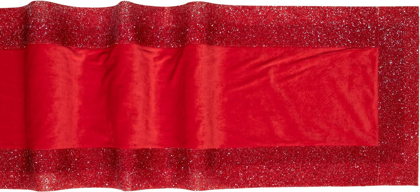 Luminous Rhinestone Border Table Runner