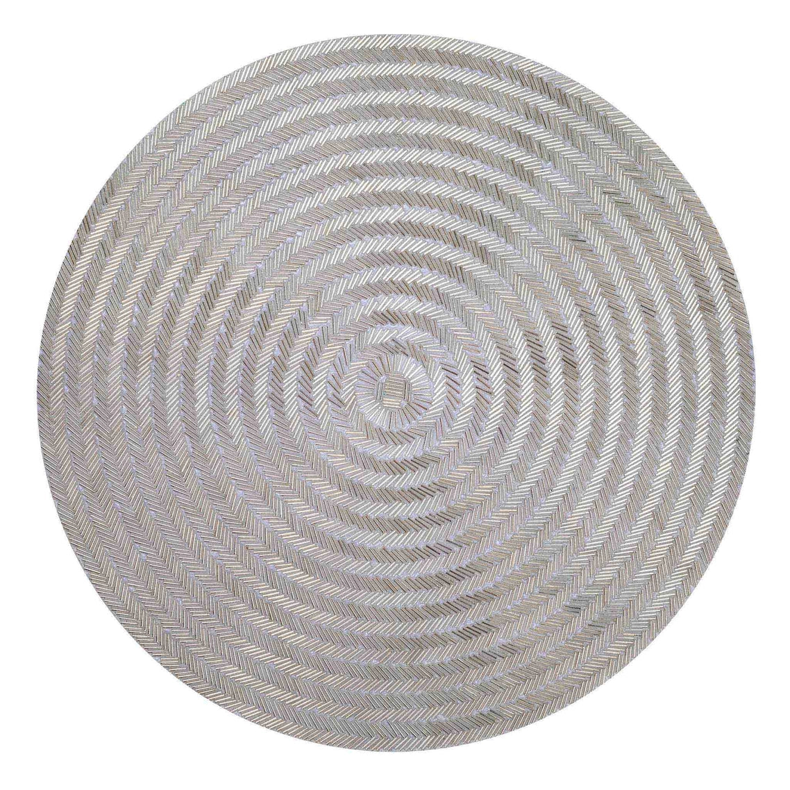 Gilded Round Beaded Placemat