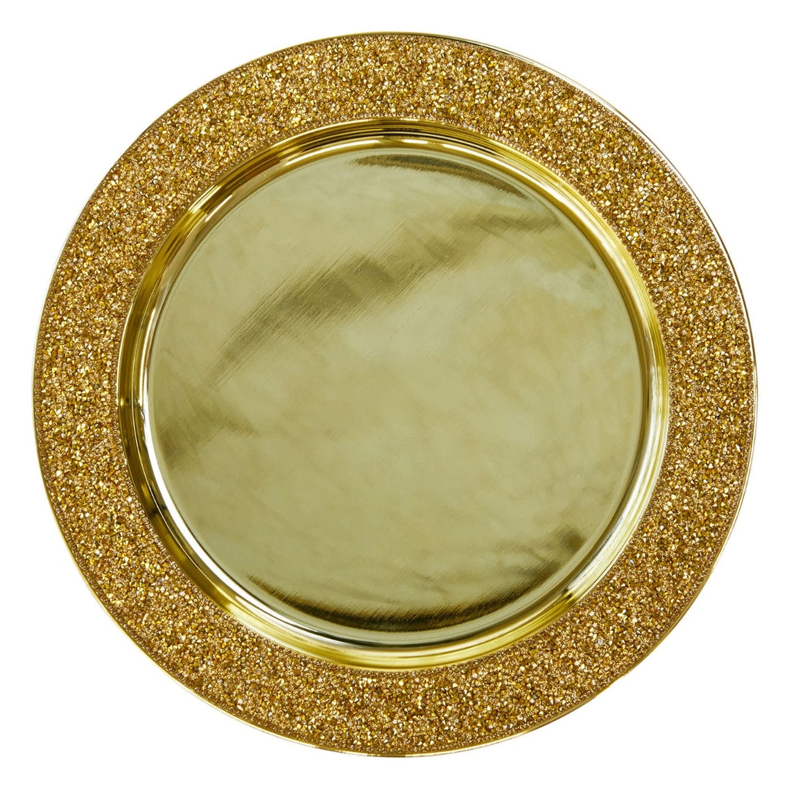 Luminous Rhinestone Charger Plate