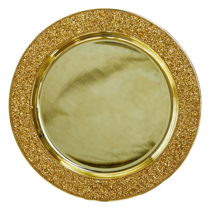 Luminous Rhinestone Charger Plate
