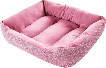 Rhinestone Dog Bed