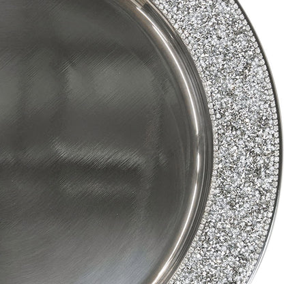 Luminous Rhinestone Charger Plate