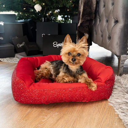 Rhinestone Dog Bed