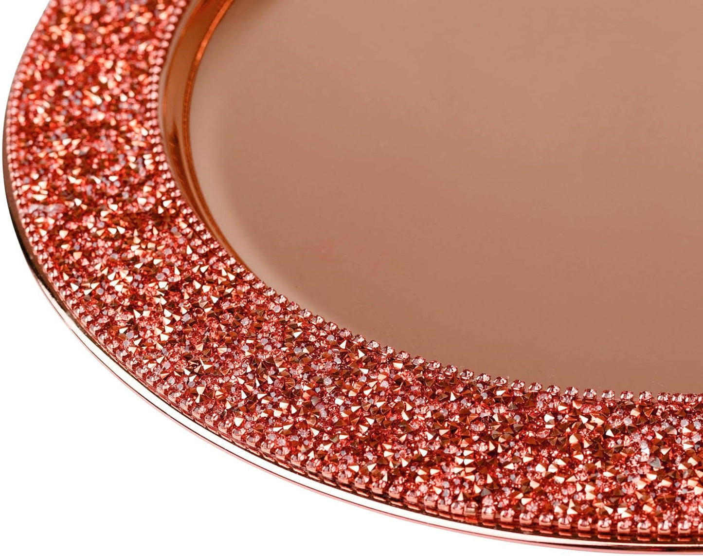 Luminous Rhinestone Charger Plate