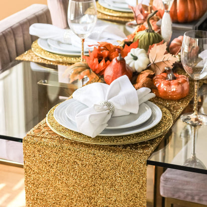 Luminous Rhinestone Table Runner
