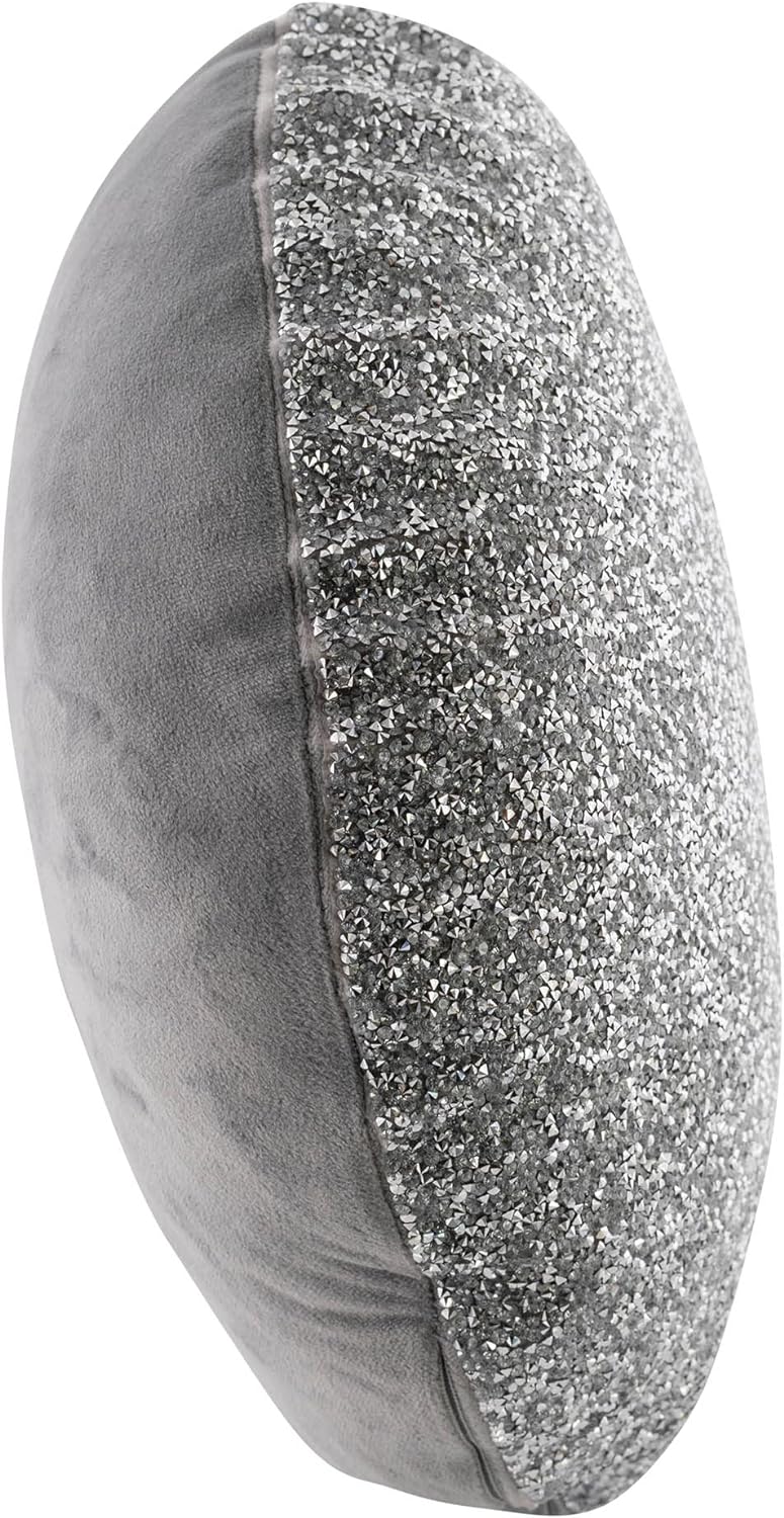 Luminous Rhinestone Allover Round Pillow