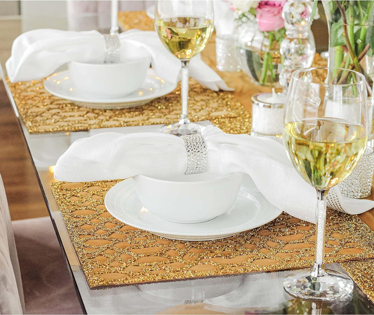 Rhinestone Lattice Placemat