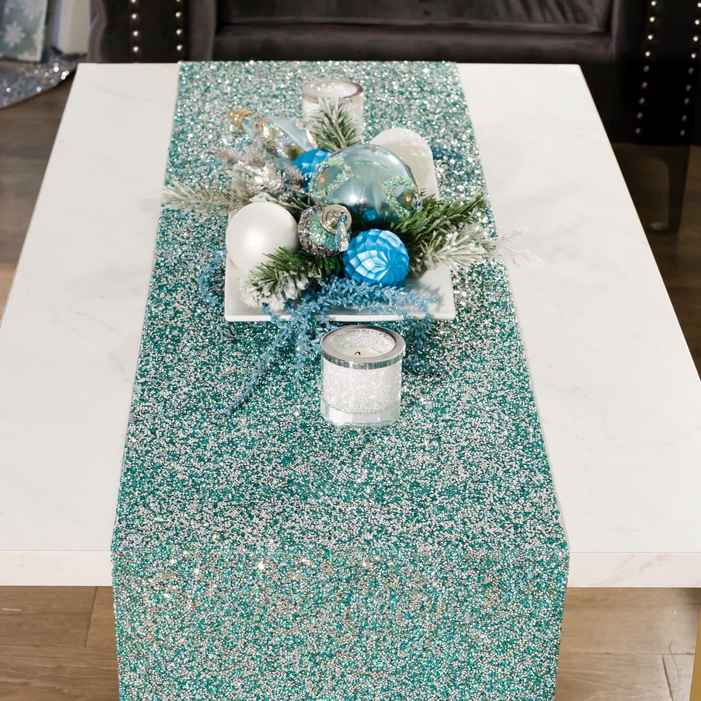 Luminous Rhinestone Table Runner