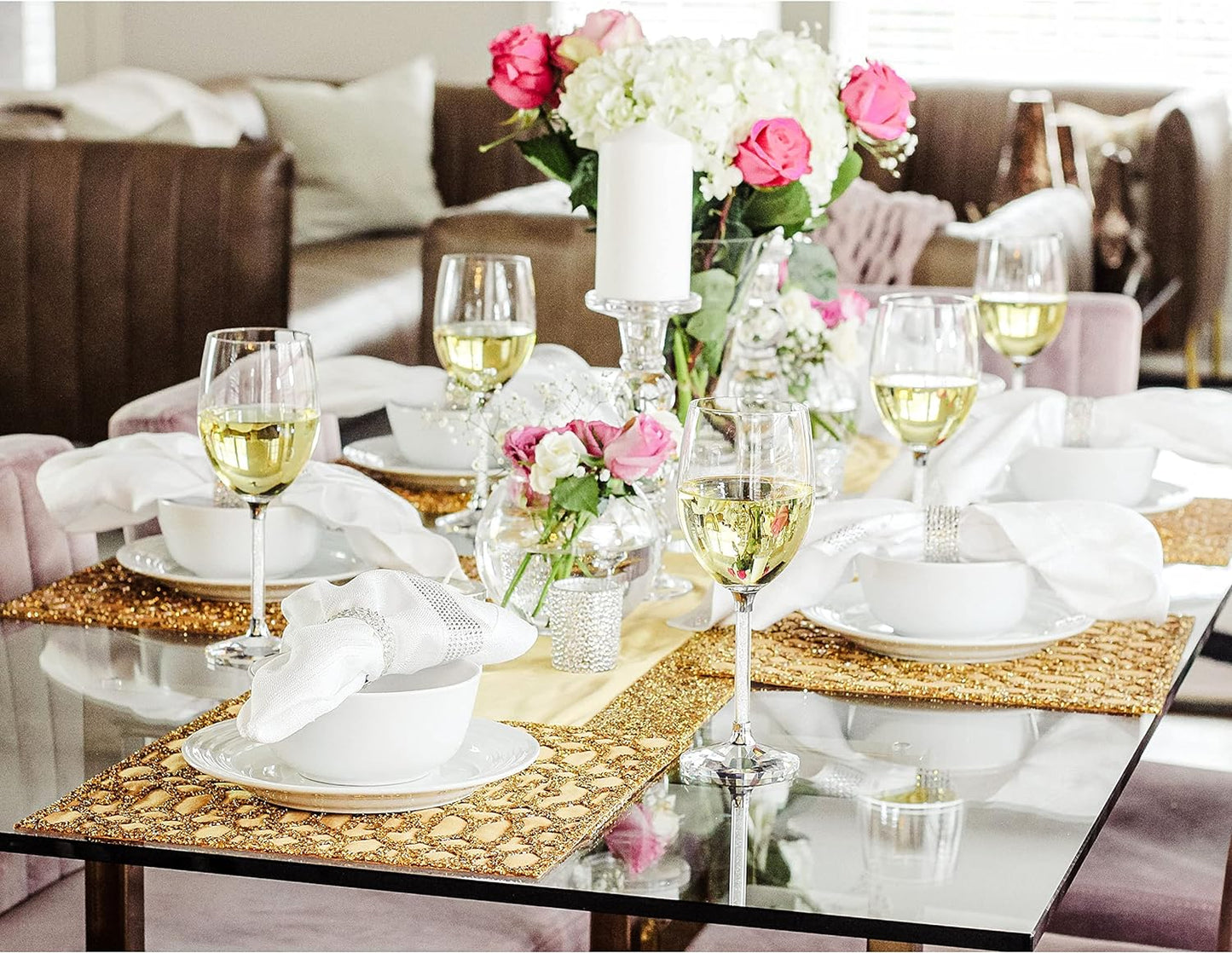 Rhinestone Lattice Placemat