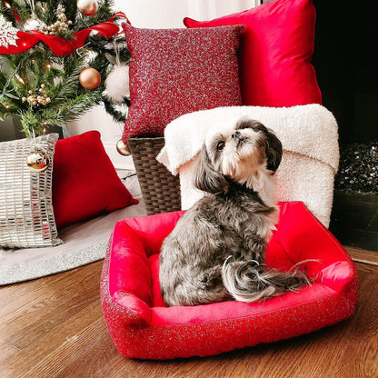 Rhinestone Dog Bed