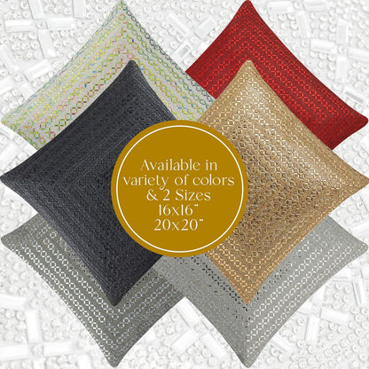 Madison Avenue Rhinestone Pillow
