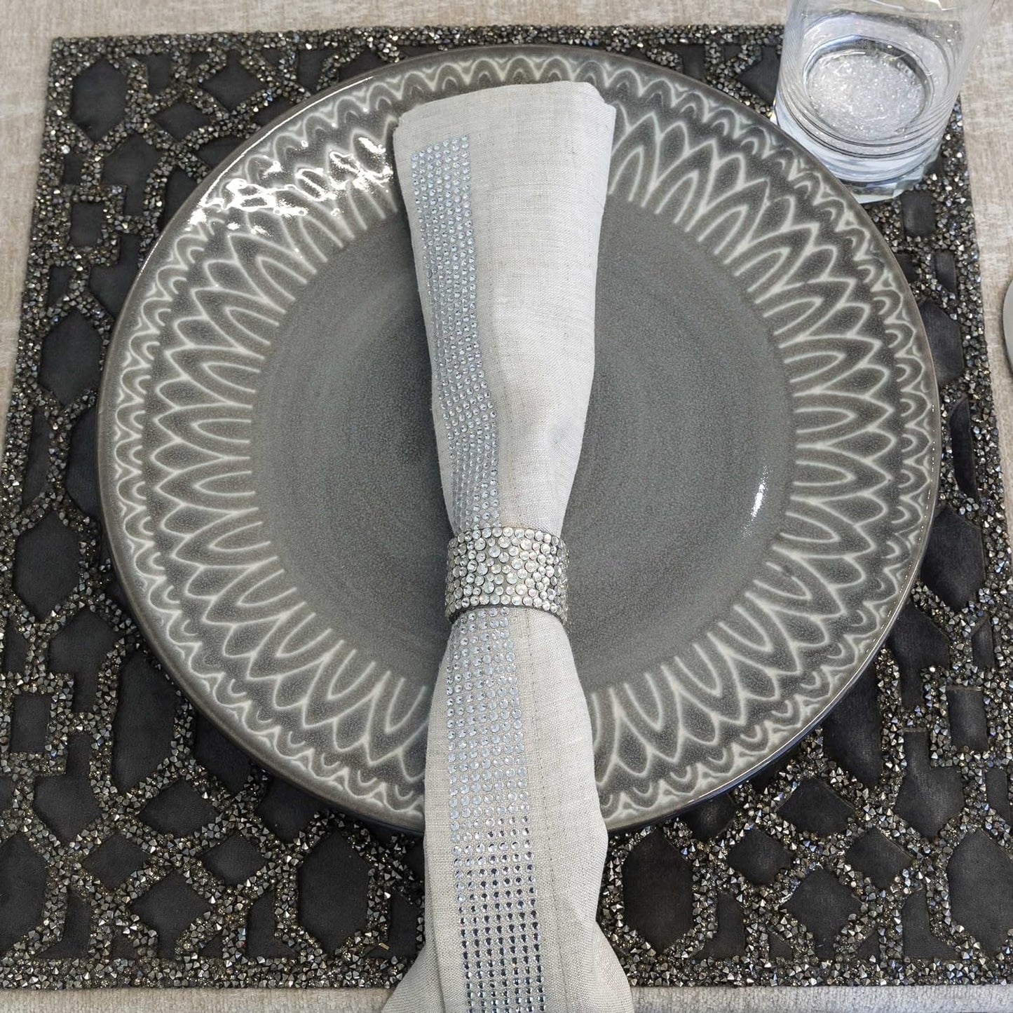 Rhinestone Lattice Placemat