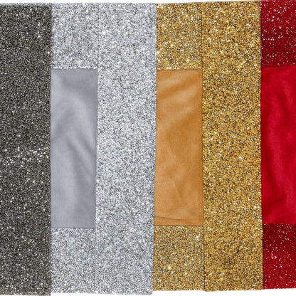 Luminous Rhinestone Border Table Runner